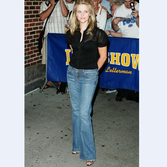 Y2K Juicy Couture Low rise jeans hipster bootcut flare retro boho classic glam - Picture 13 of 13